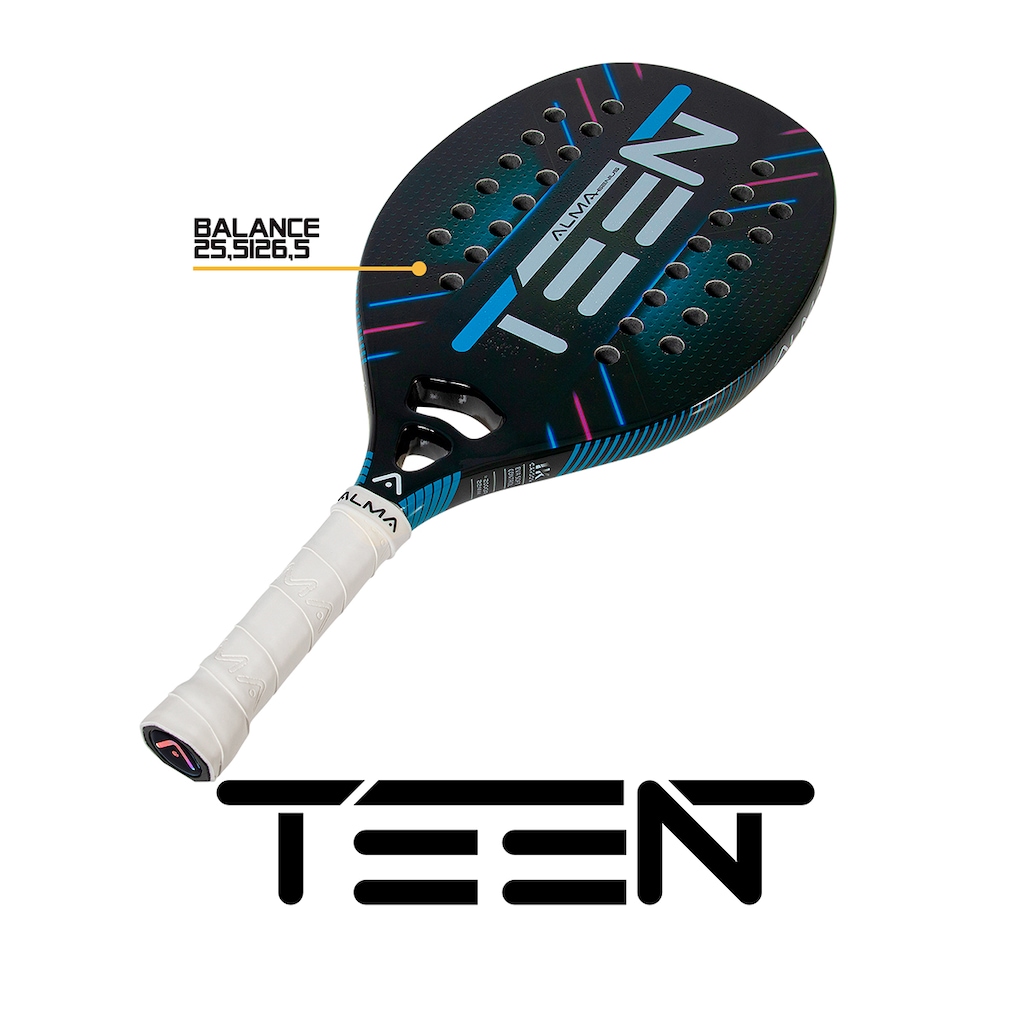 Imagem 3 do produto Raquete Beach Tennis Infantil 1K Teen Alma Genius