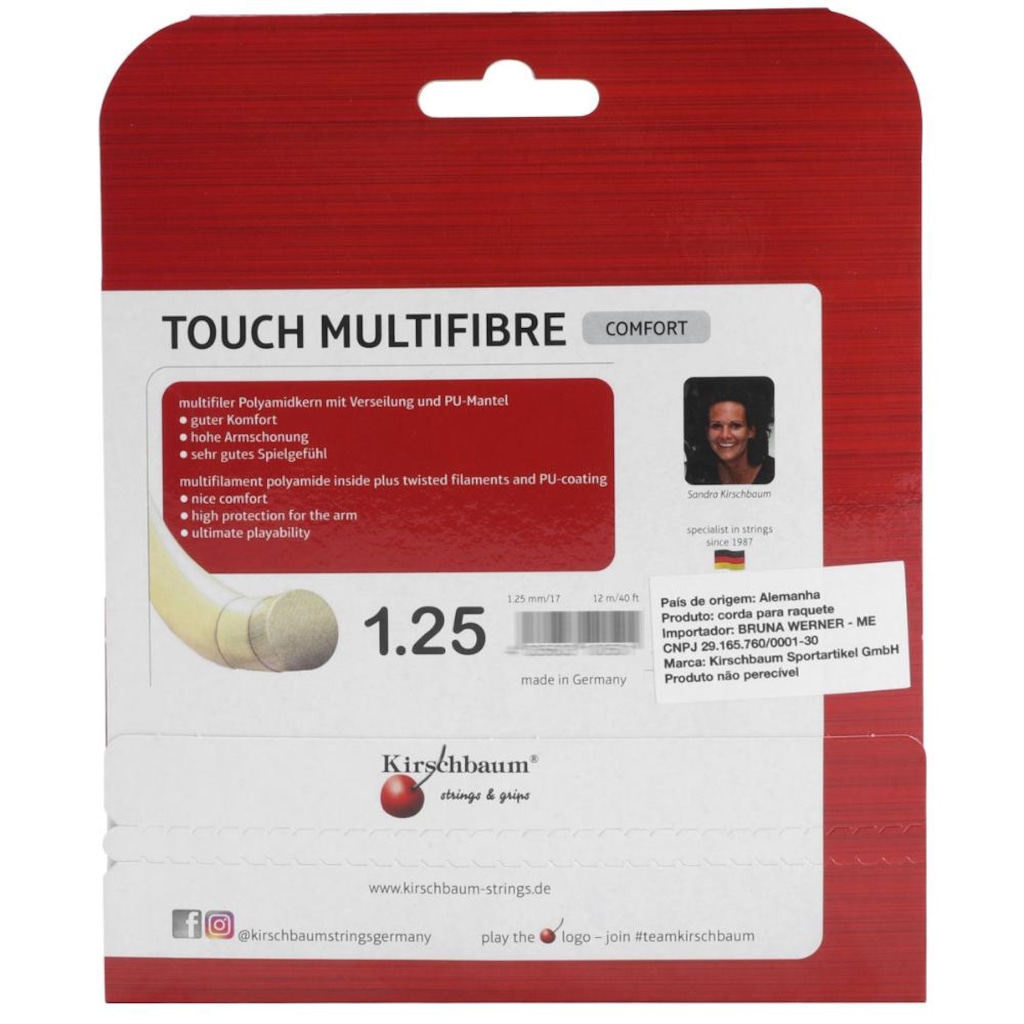 Imagem 3 do produto Corda Kirschbaum Touch Multifibre 17L 1.25mm Set Individual Natural