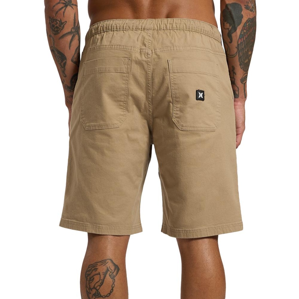 Imagem 2 do produto Bermuda Hurley Flat SM26 Masculina Bege