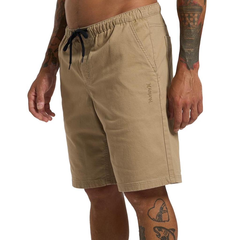 Imagem 3 do produto Bermuda Hurley Flat SM26 Masculina Bege