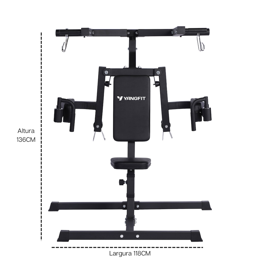 Imagem 3 do produto Máquina Articulada Ombro Yangfit Elevação e Desenvolvimento