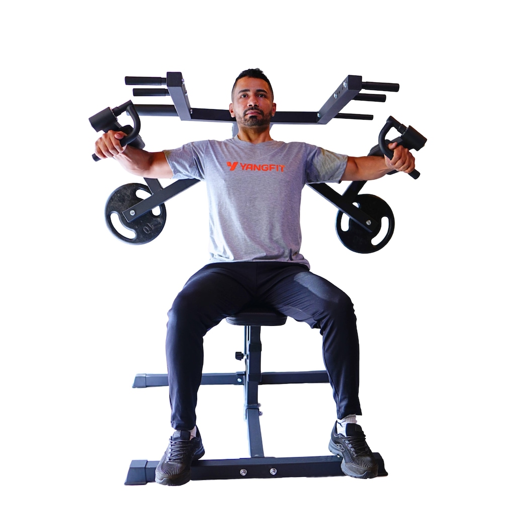 Imagem 4 do produto Máquina Articulada Ombro Yangfit Elevação e Desenvolvimento