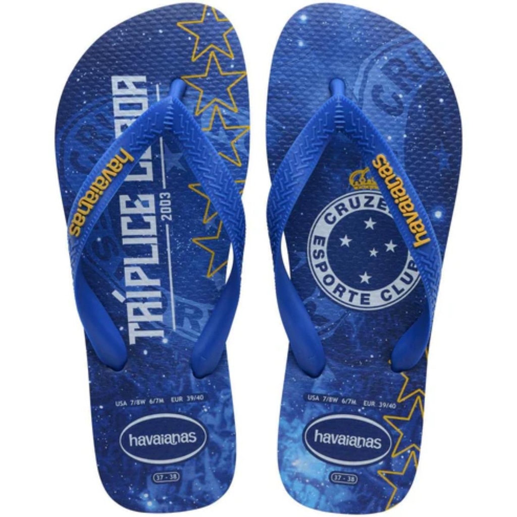 Chinelo De Dedo Havaianas Top Times Cruzeiro Masculino