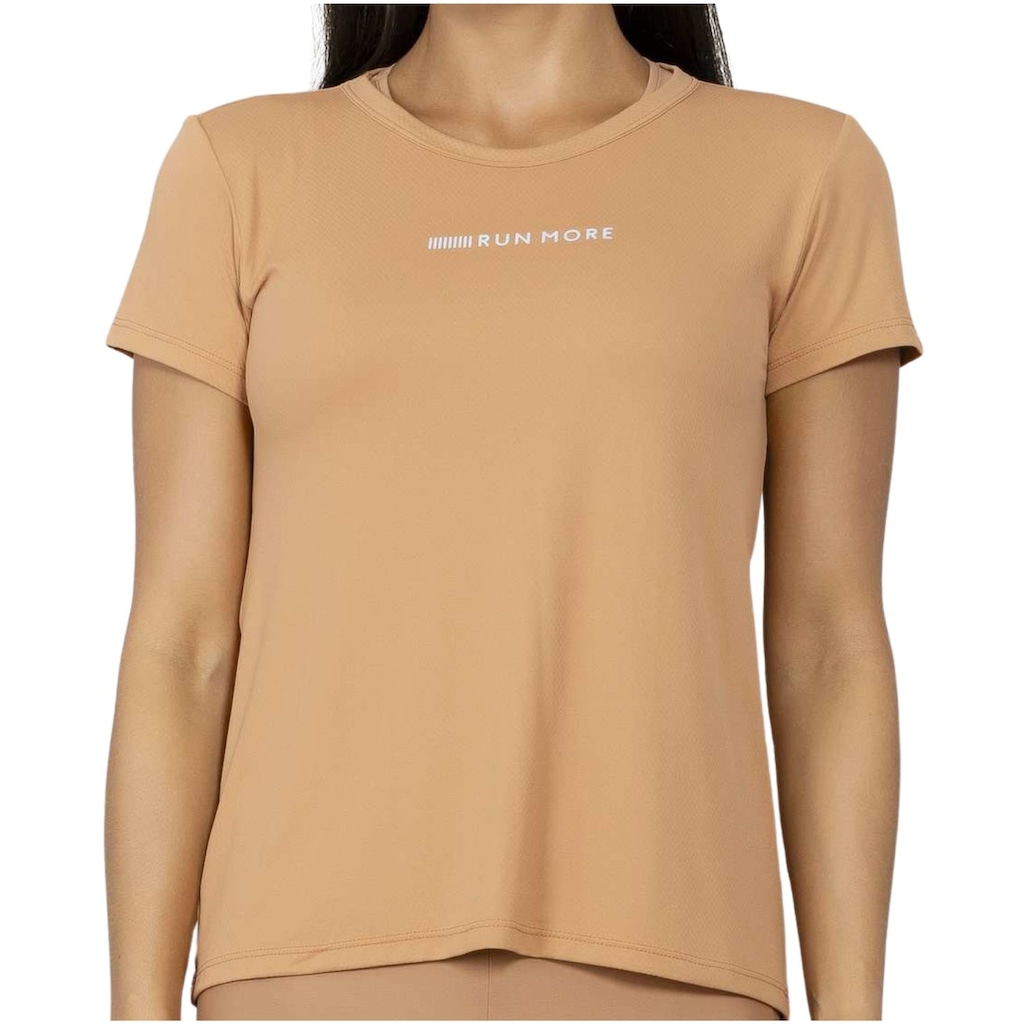 Camiseta T-Shirt Run More Decote Feminino