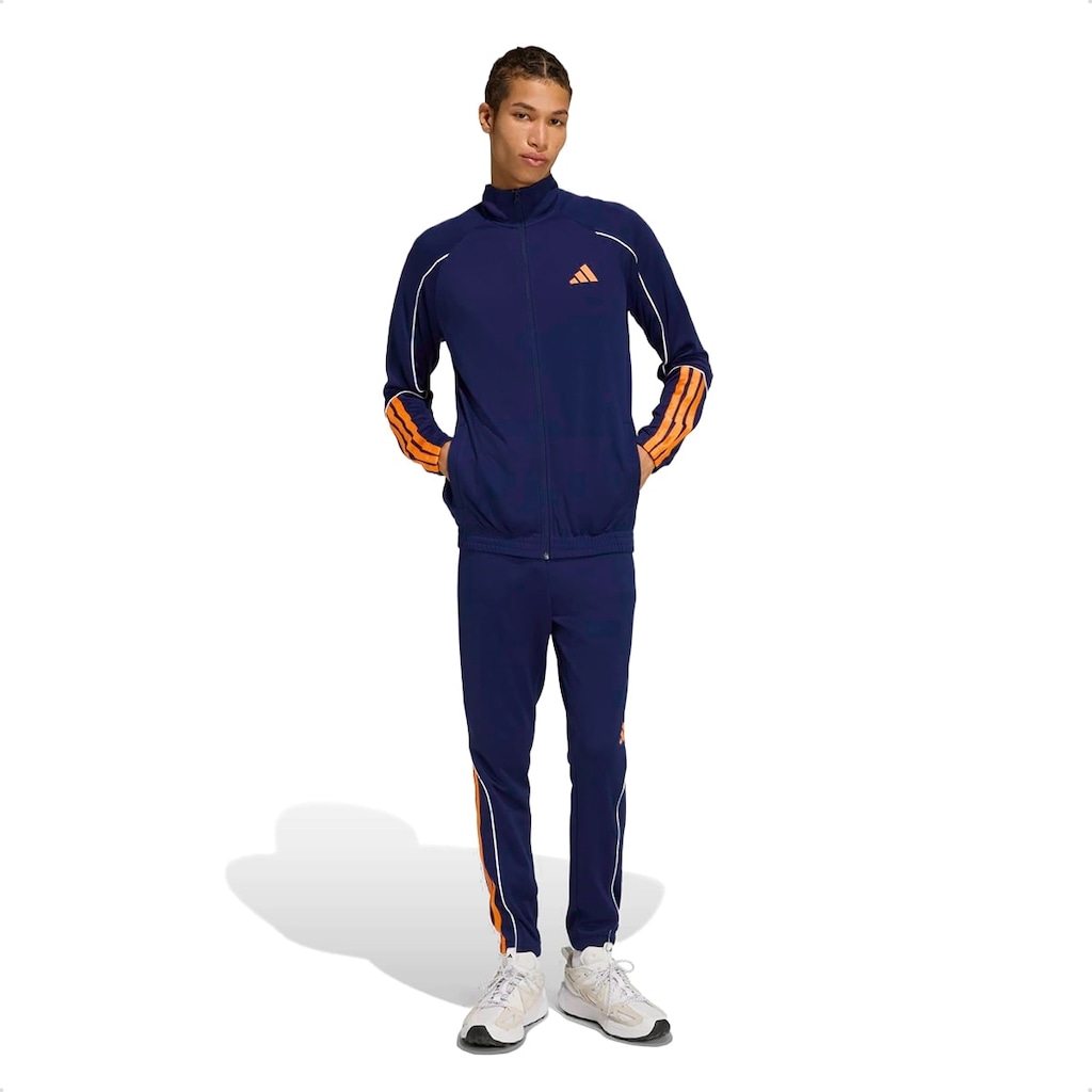 Agasalho Masculino Adidas 3 Listras Stadium TS