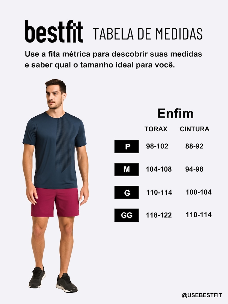 Imagem 4 do produto Camiseta Regular Enfim Masculina Malwee Esportiva
