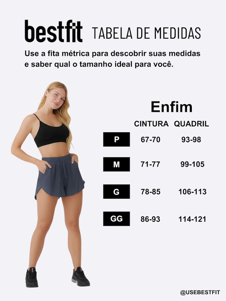 Imagem 3 do produto Short Feminino Duplo Enfim Malwee