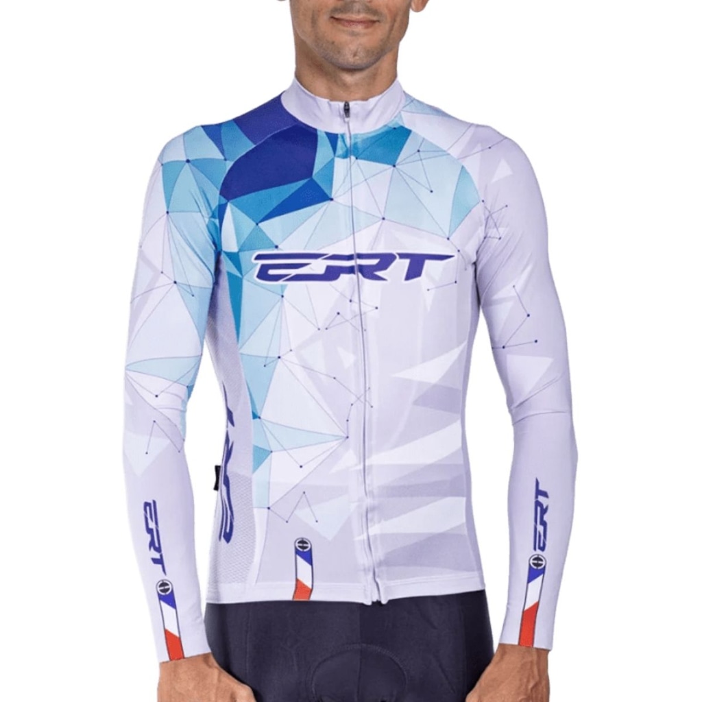 Camisa Manga Longa ciclismo ERT Elite Alpe D'Huez slim fit Unissex