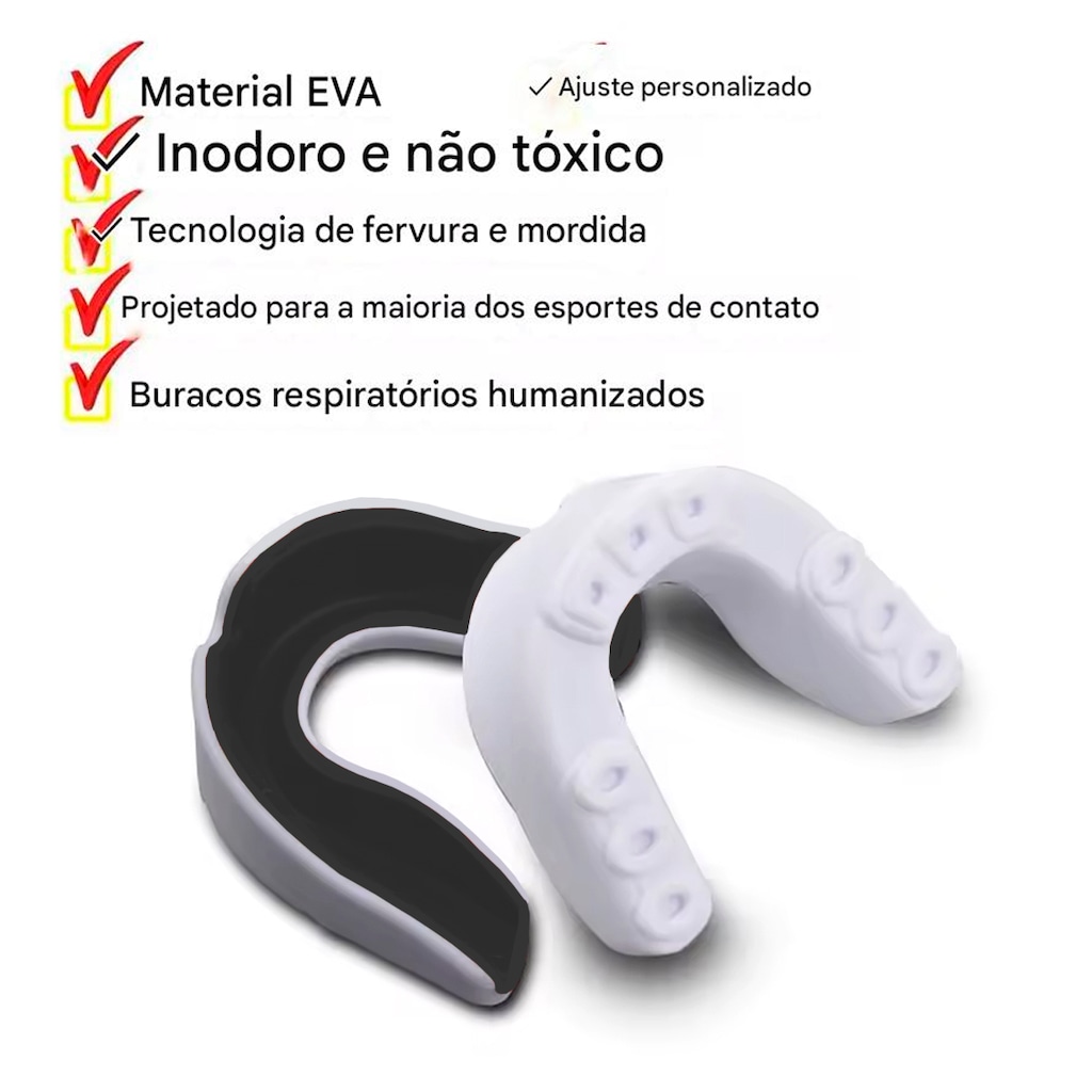 Imagem 3 do produto Protetor Bucal Gold Sports Slim Fit em EVA
