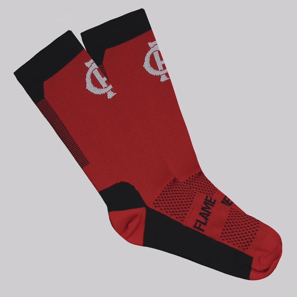 Meia Cano Alto Flamengo Performance Feminina