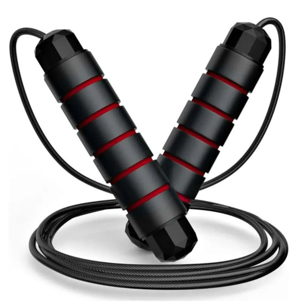 Corda de Pular Ajustável DK Fitness Academia Treino Funcional Resistente 2,8m