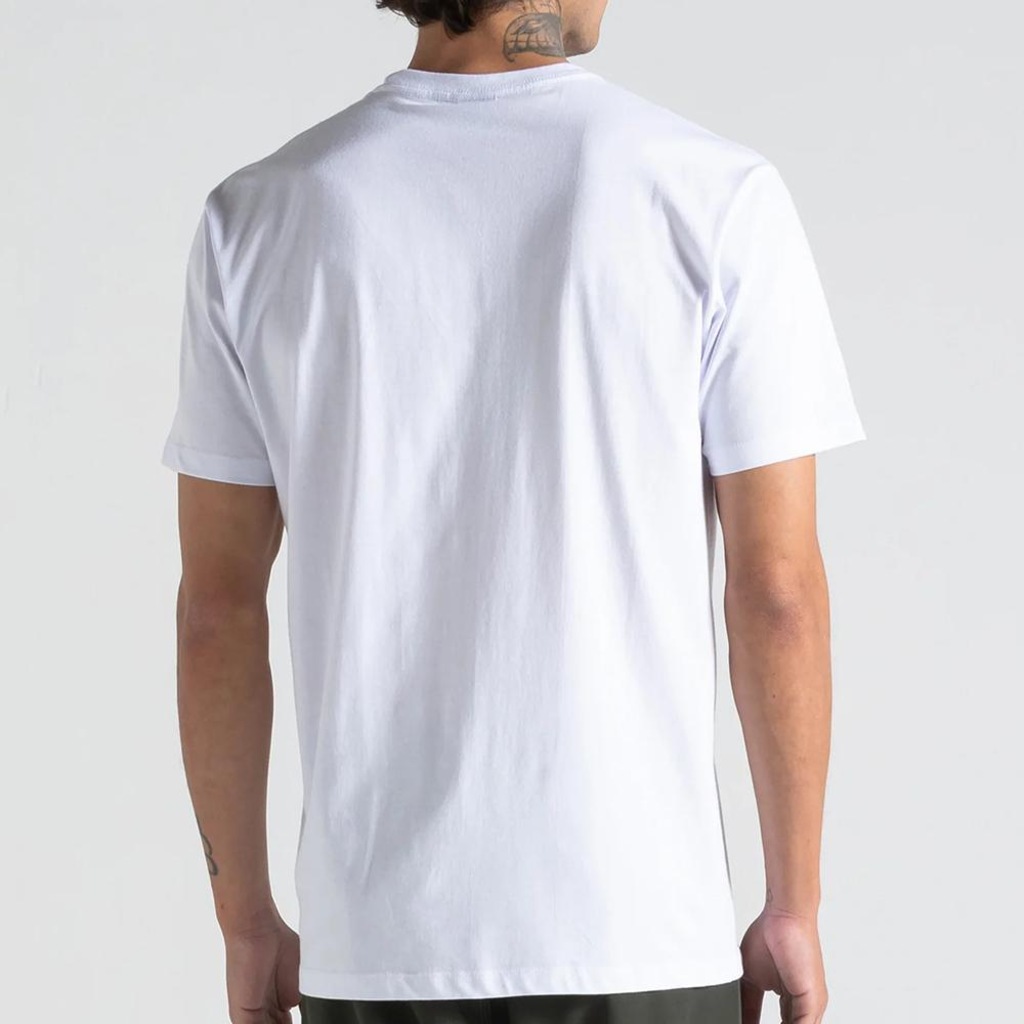 Imagem 2 do produto Camiseta Volcom Skidder SM26 Masculina Branco