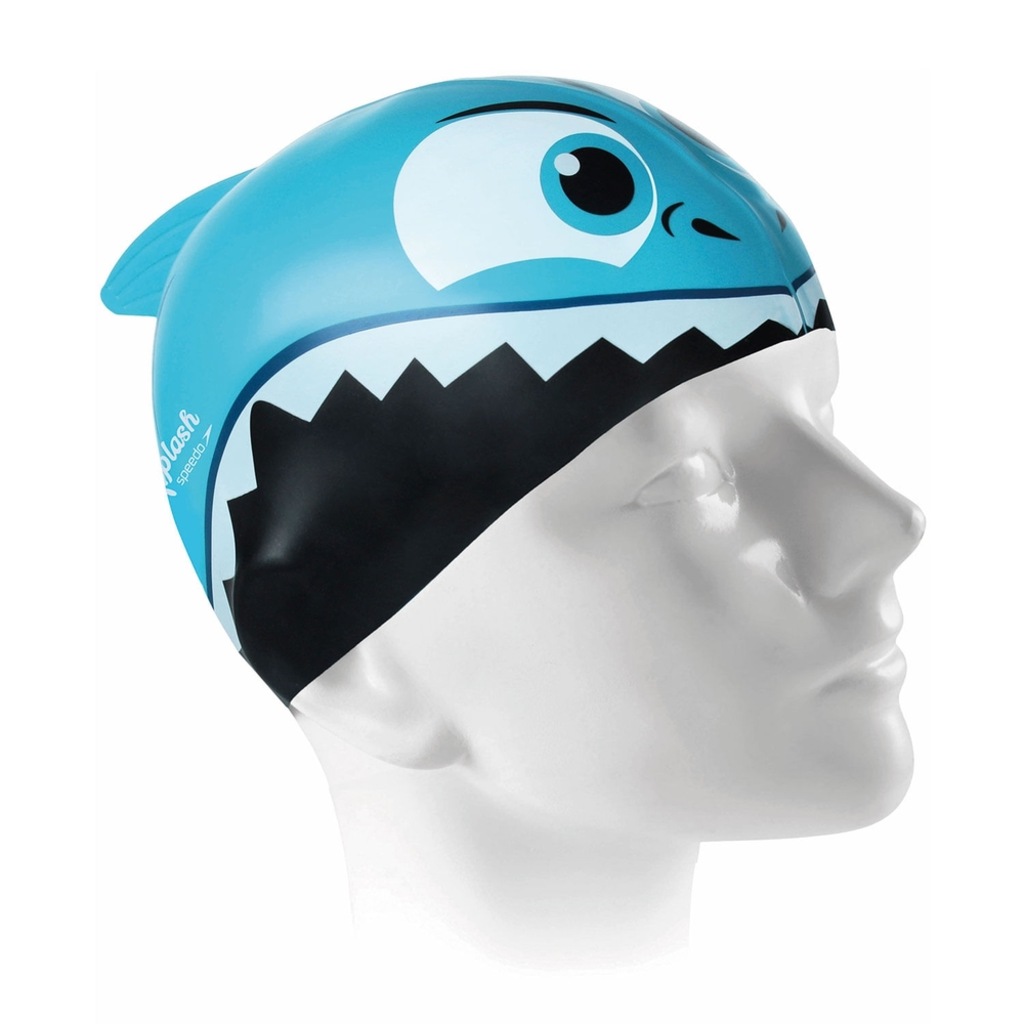 Touca de Natação Infantil de silicone Shark Kidsplash