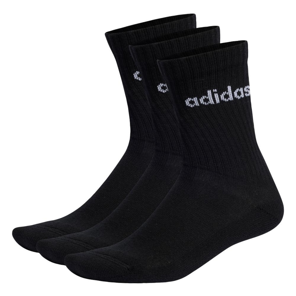 Meia adidas Unissex C Lin Crew - 3 Pares