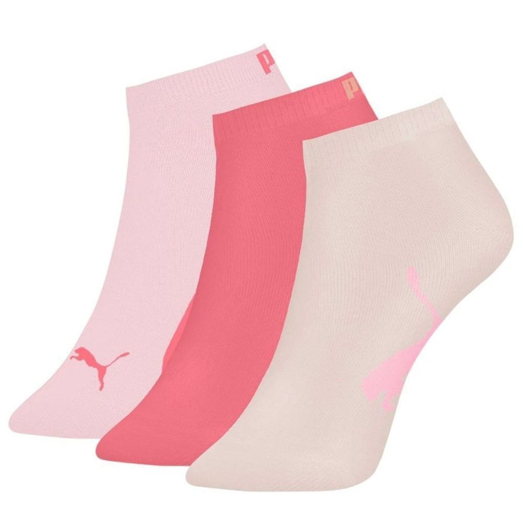 Meia Cano Curto Puma Feminina - 3 pares