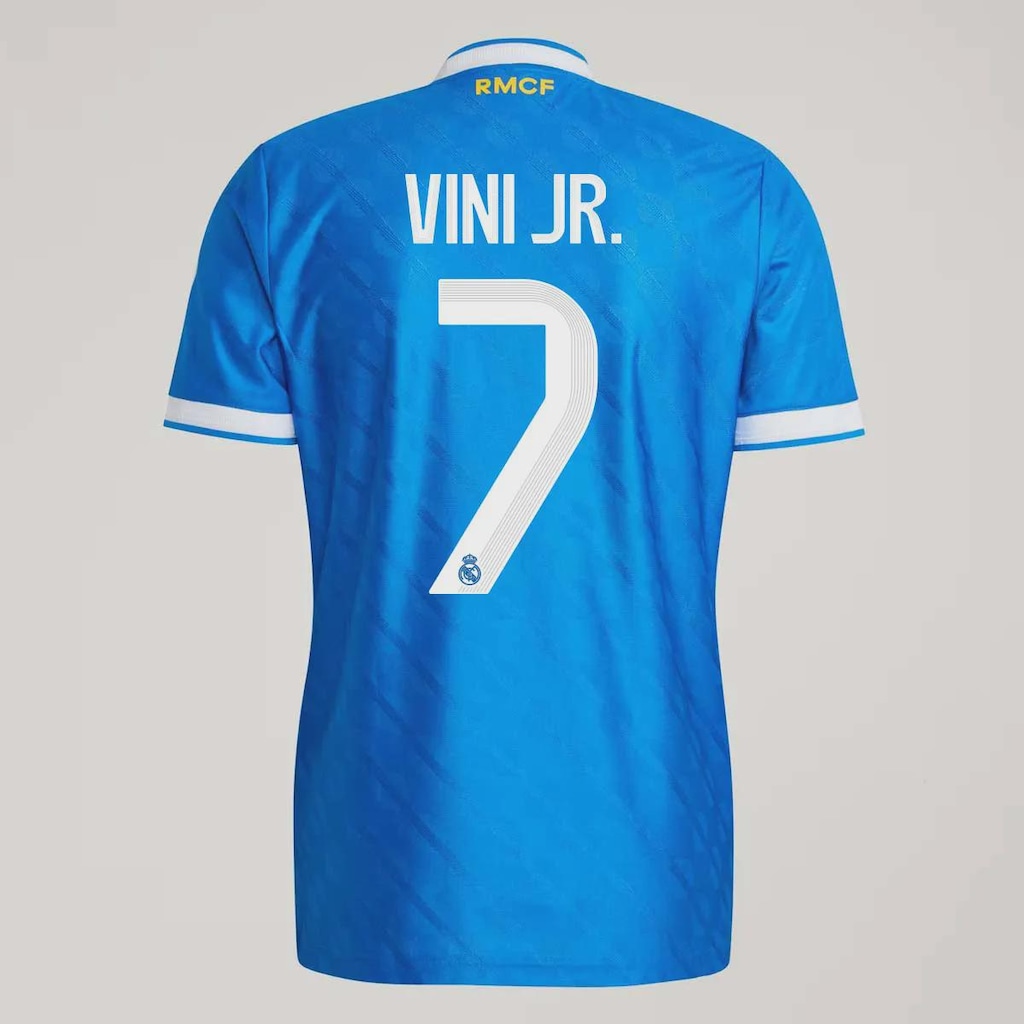 Camisa Real Madrid III 25/26 Masculina adidas Jogador 7 Vini Jr.
