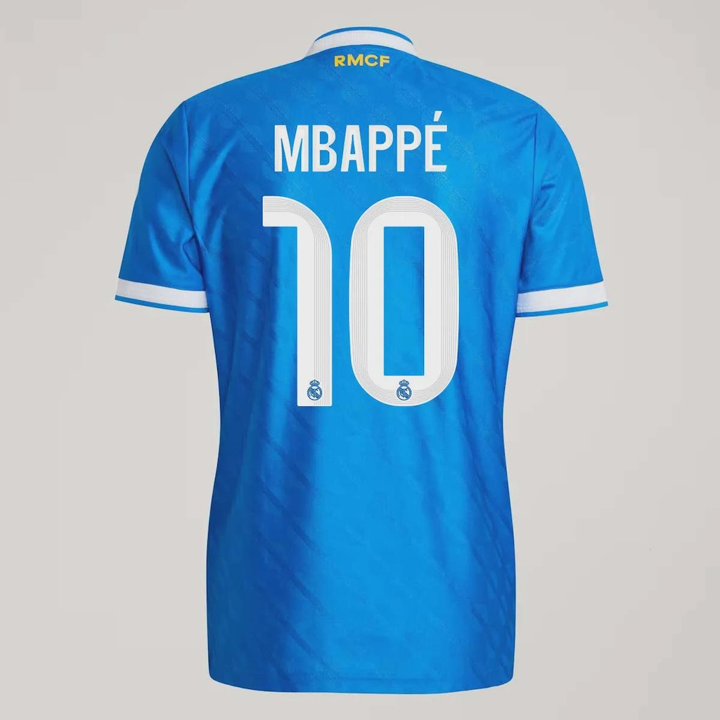 Camisa Real Madrid II 25/26 Masculina adidas Jogador 10 Mbappé