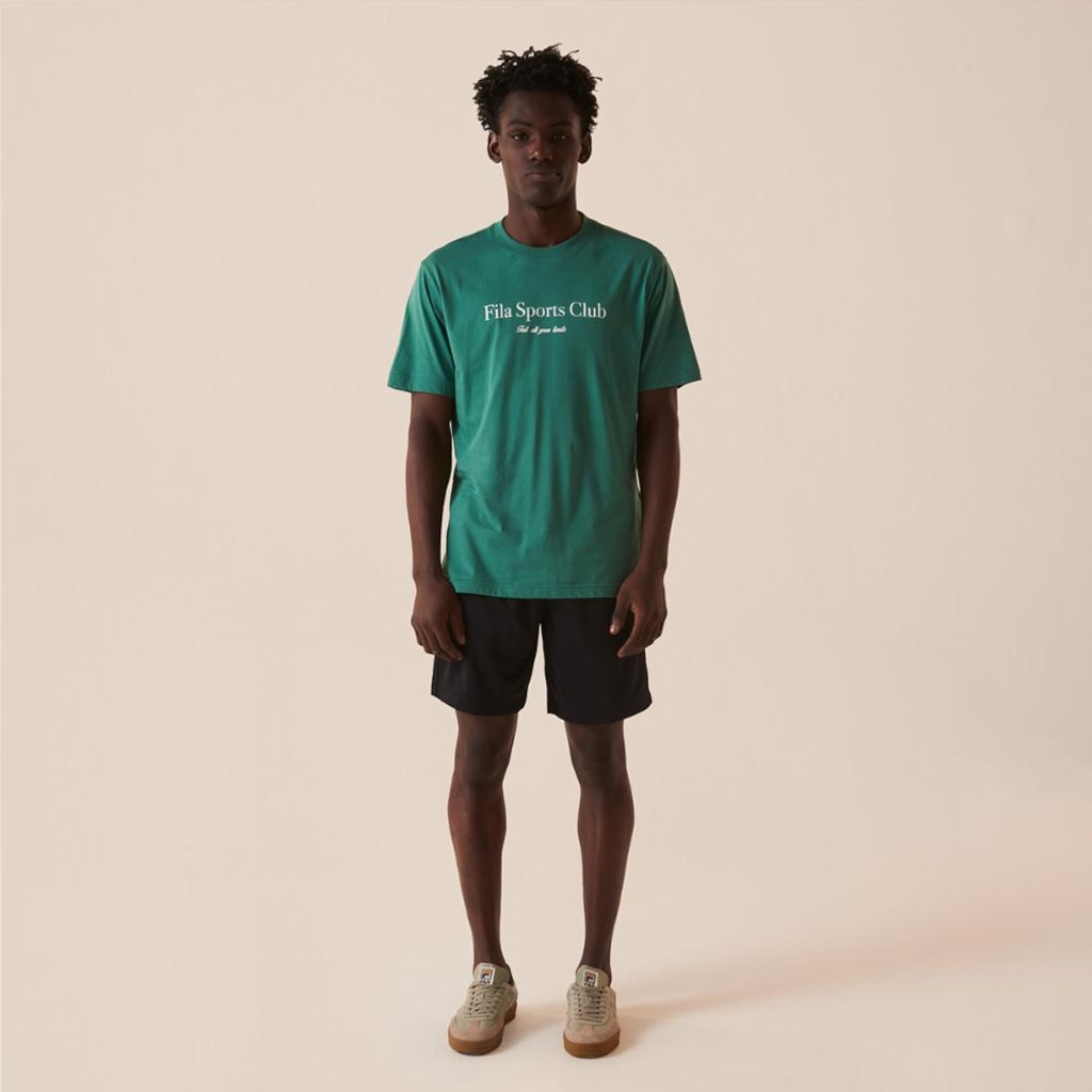 Bermuda Fila Heritage Letter Masculina