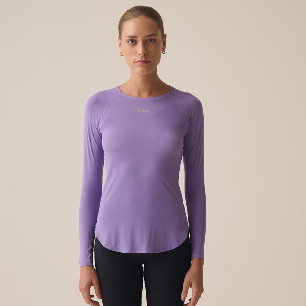 Blusa Manga Longa Fila Bio III Feminina