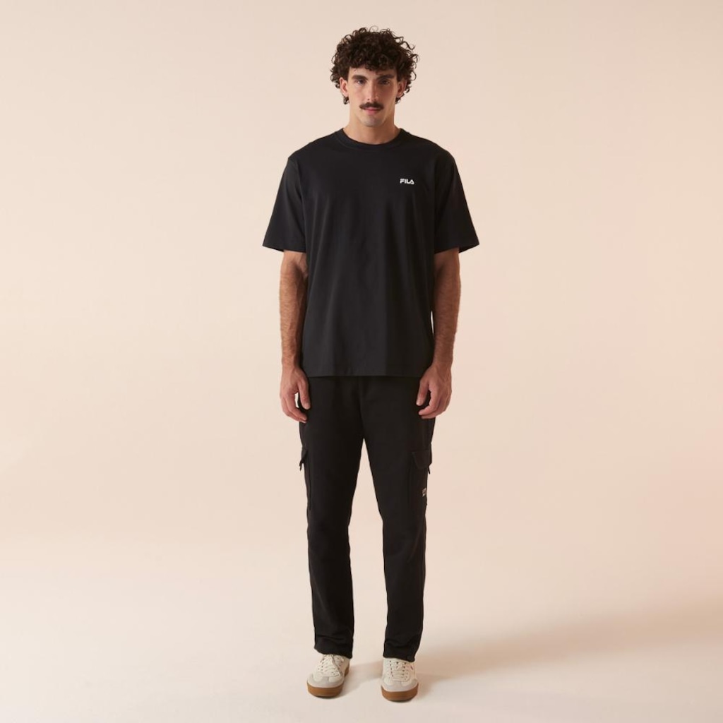 Calça Fila Comfort Cargo Letter Masculina