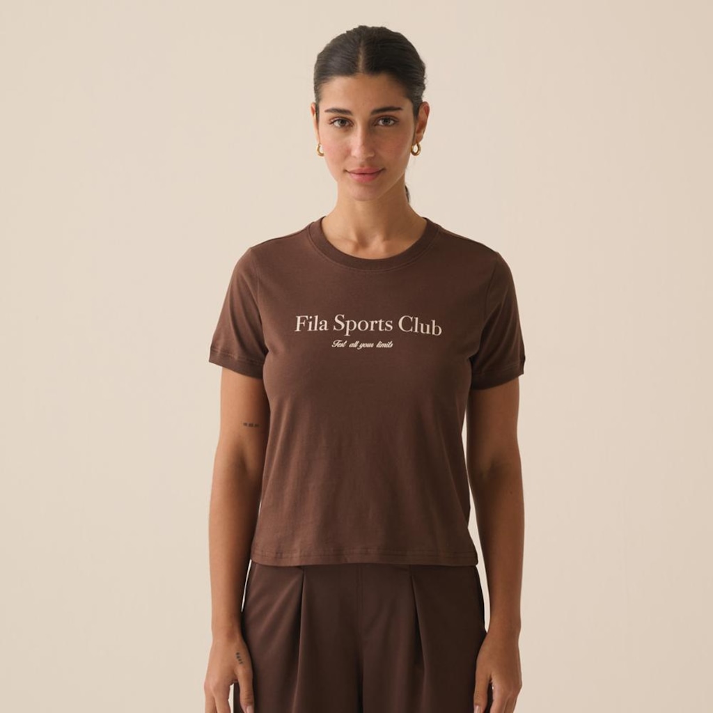 Camiseta Fila Regular Sport Club Feminina
