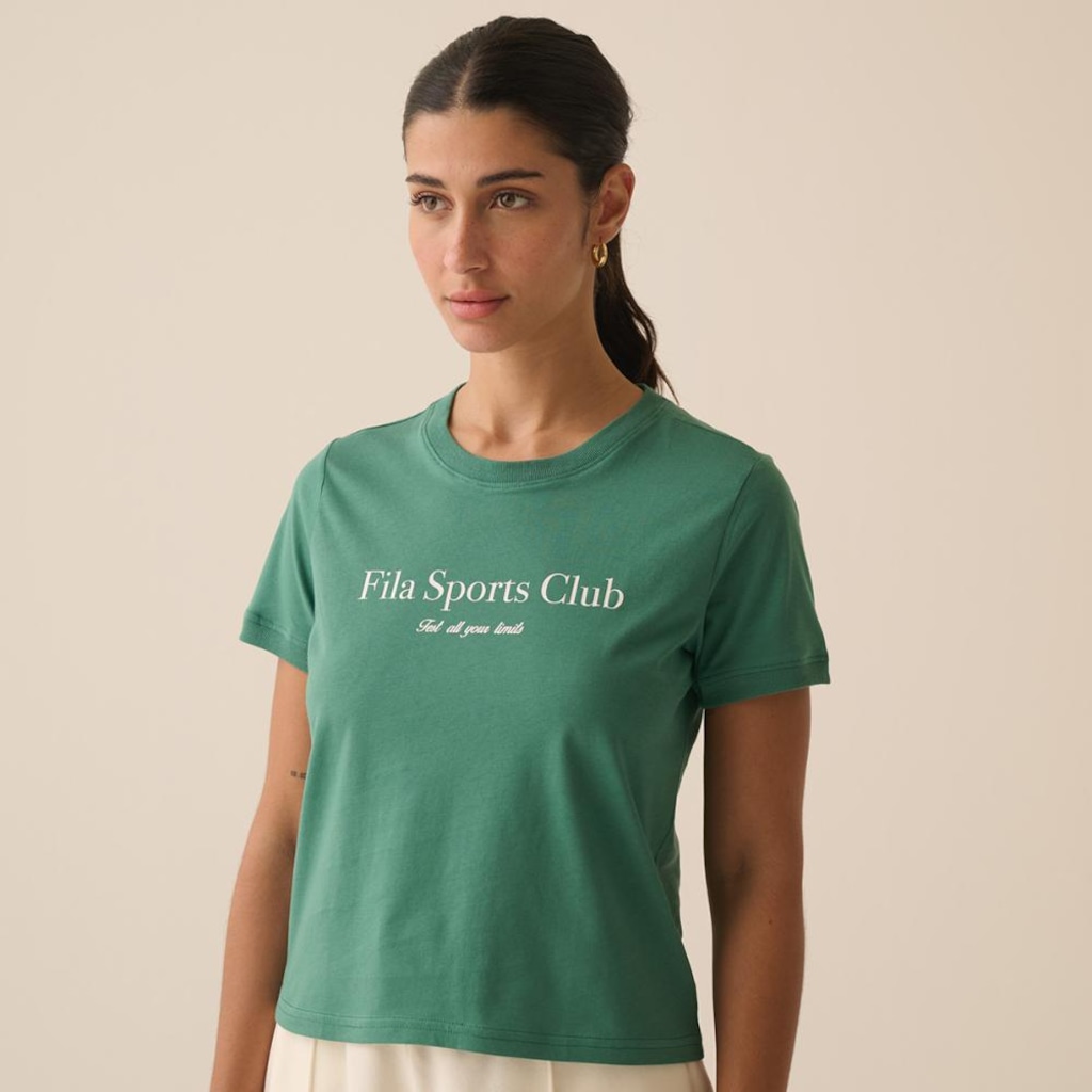 Camiseta Fila Regular Sport Club Feminina