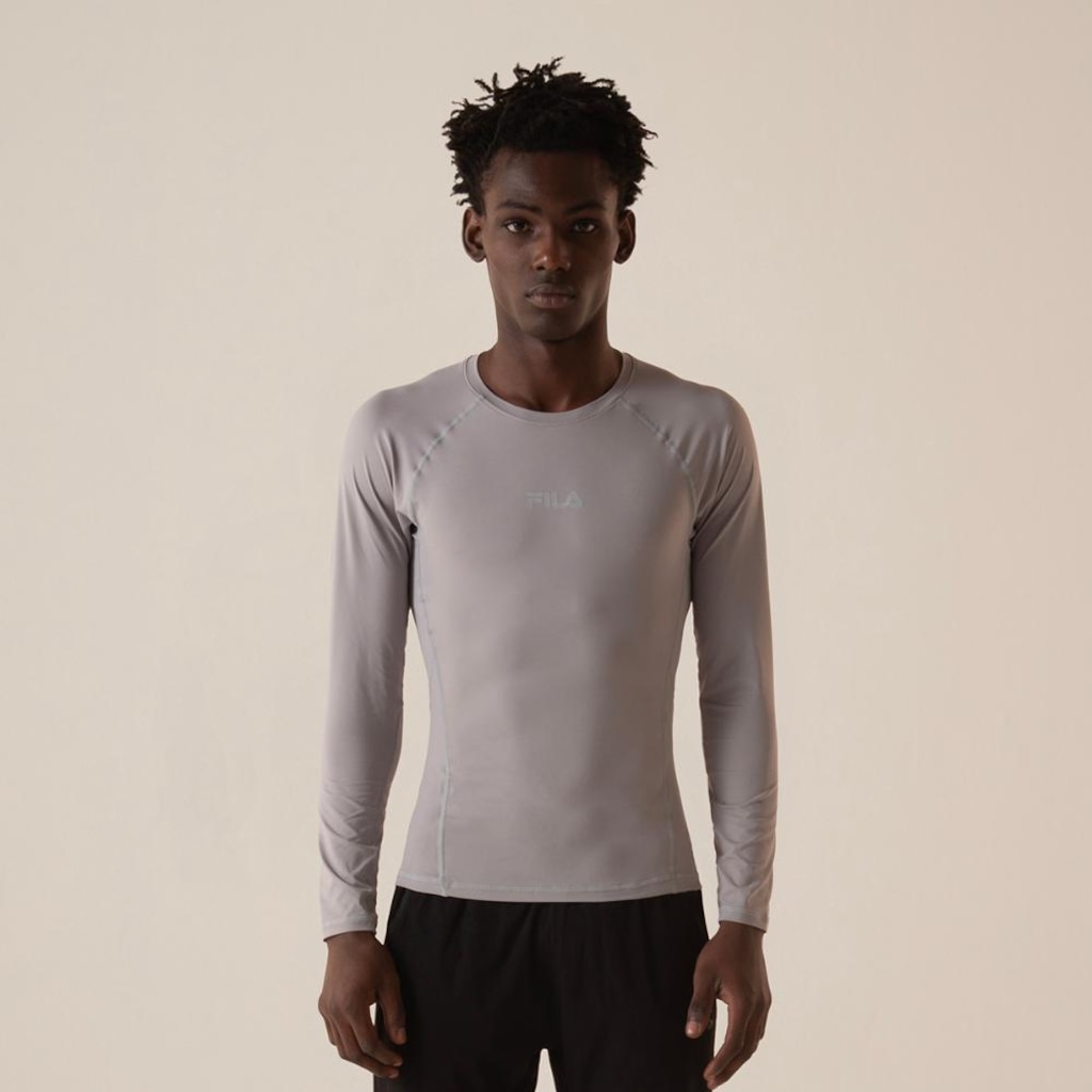 Camiseta Manga Longa Fila Performa Eco Masculina