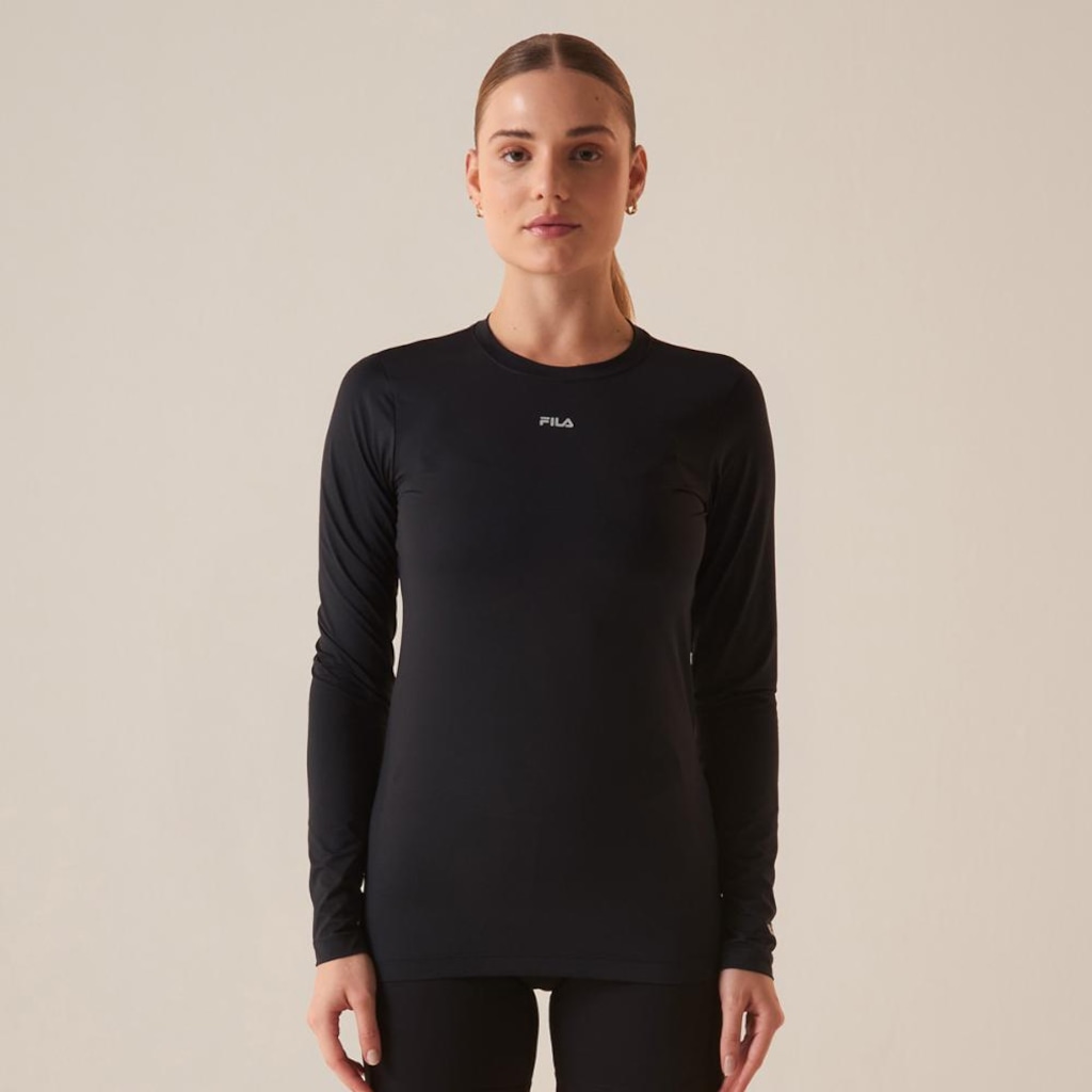 Camiseta Manga Longa Fila Sun Protect Breezy Feminina