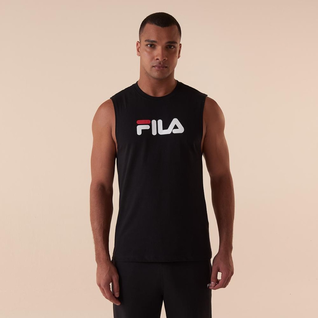 Camiseta Regata Fila Letter Masculina