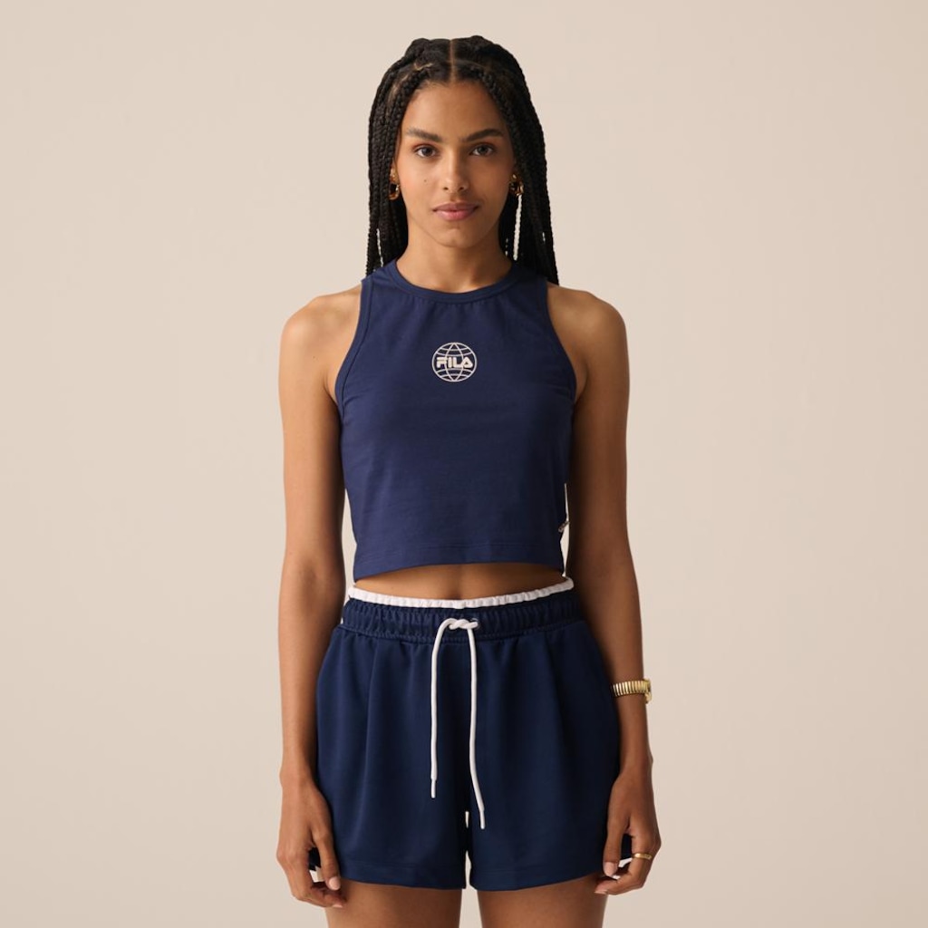 Camiseta Regata Fila One World Feminina