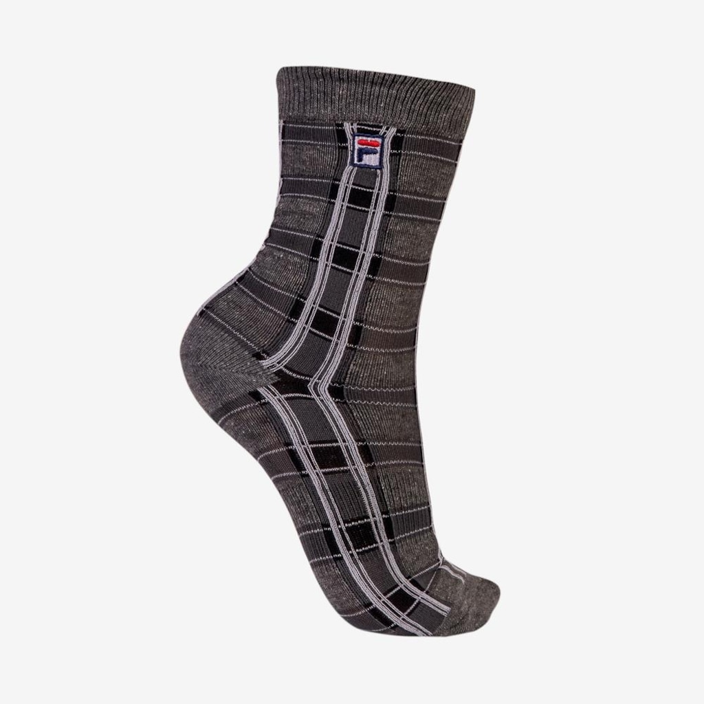 Meia Fila Sport Life Xadrez Adulto