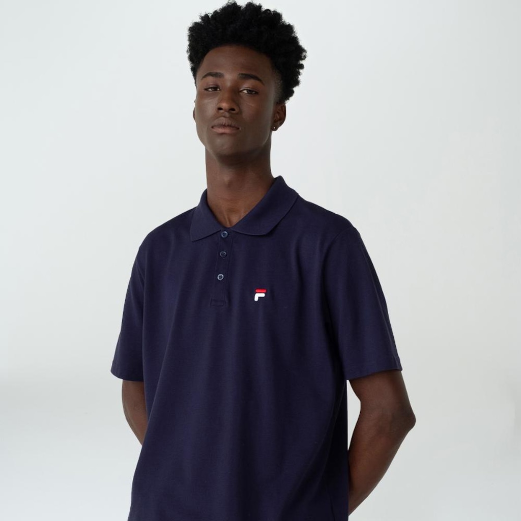 Camisa Polo Fila Basic Letter Masculina