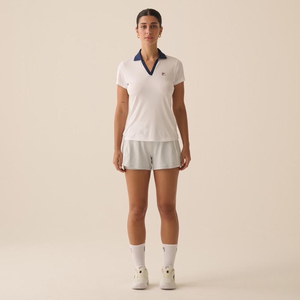 Short Fila Duplo Regular Tennis Sports Club Feminino