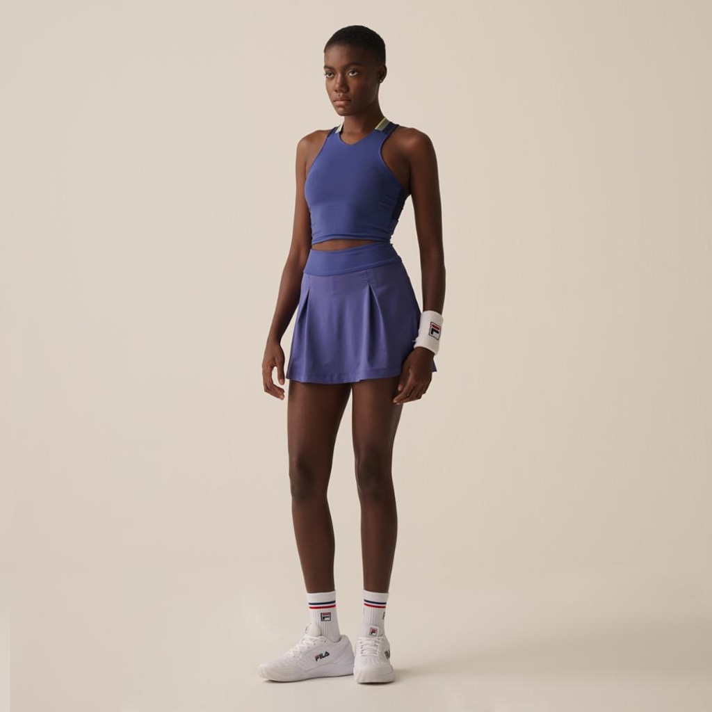 Short Saia Fila Match Ao Feminino