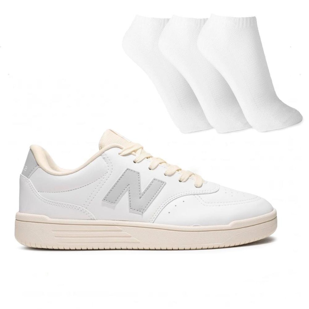 Tênis Unissex New Balance BB80 + 3 Pares de Meias