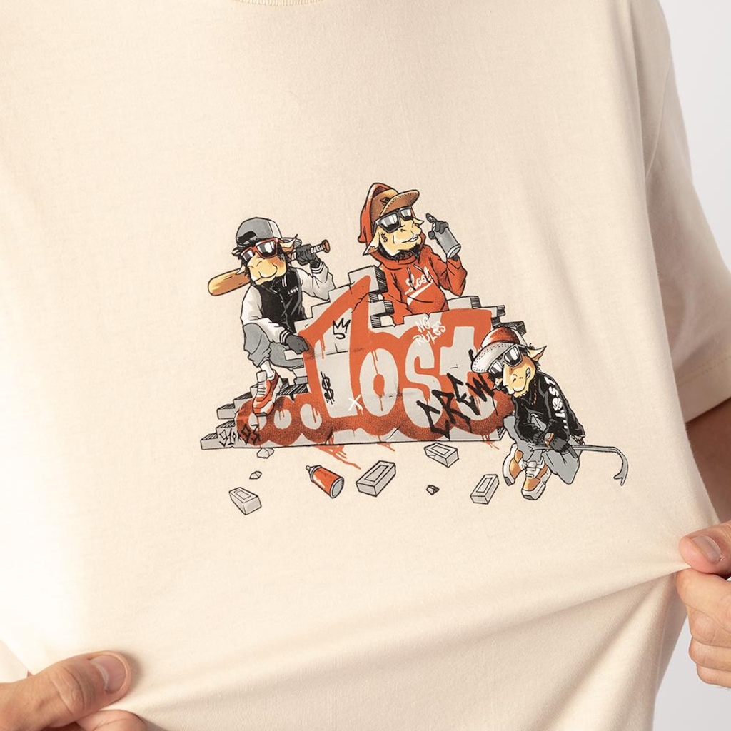 Imagem 2 do produto Camiseta Lost Crew SM26 Masculina