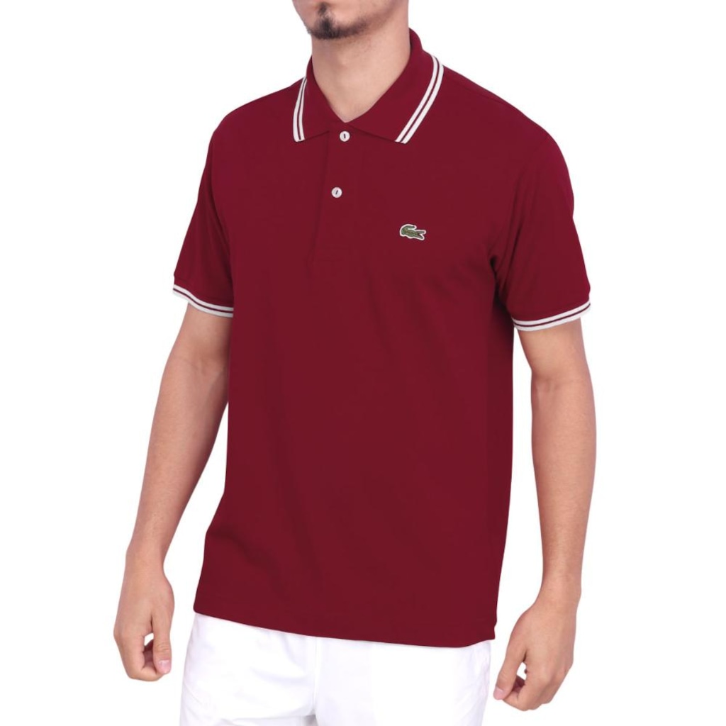 Camisa Polo Lacoste Clássico Fit Masculina