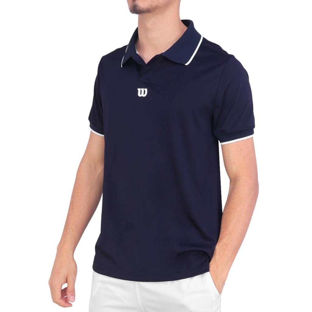 Imagem 2 do produto Camisa Polo Wilson Tour Pique Marinho