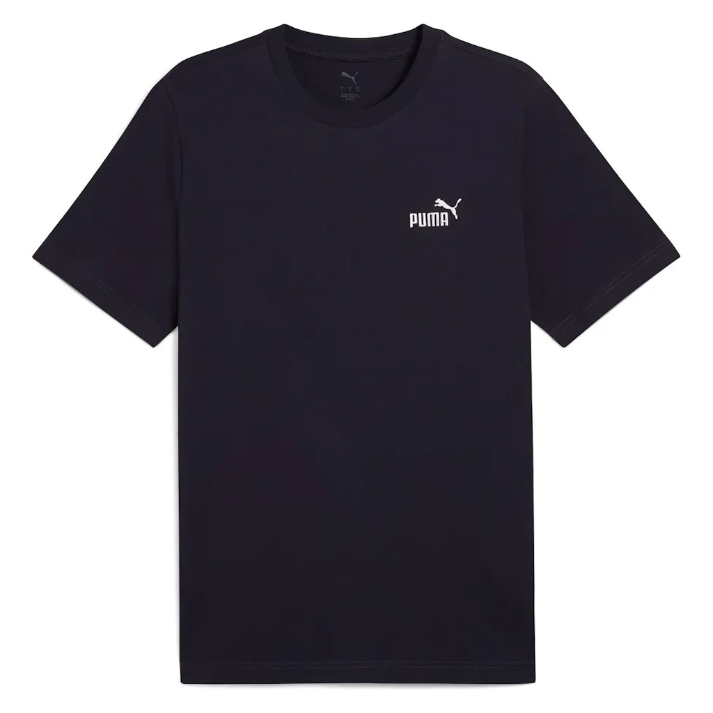 Camiseta Puma Essentials Small Logo No. 1 Bordada Masculina
