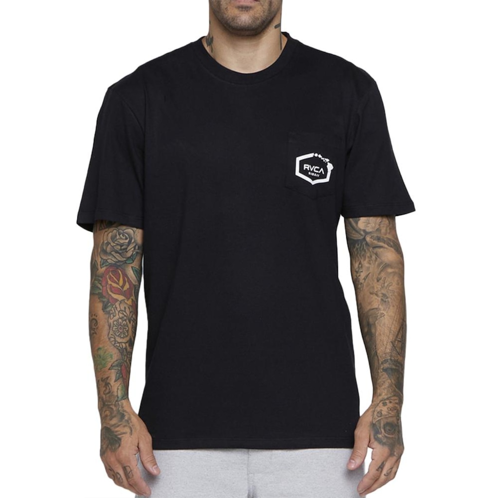 Camiseta RVCA Hawaii Pocket SM25 Masculina