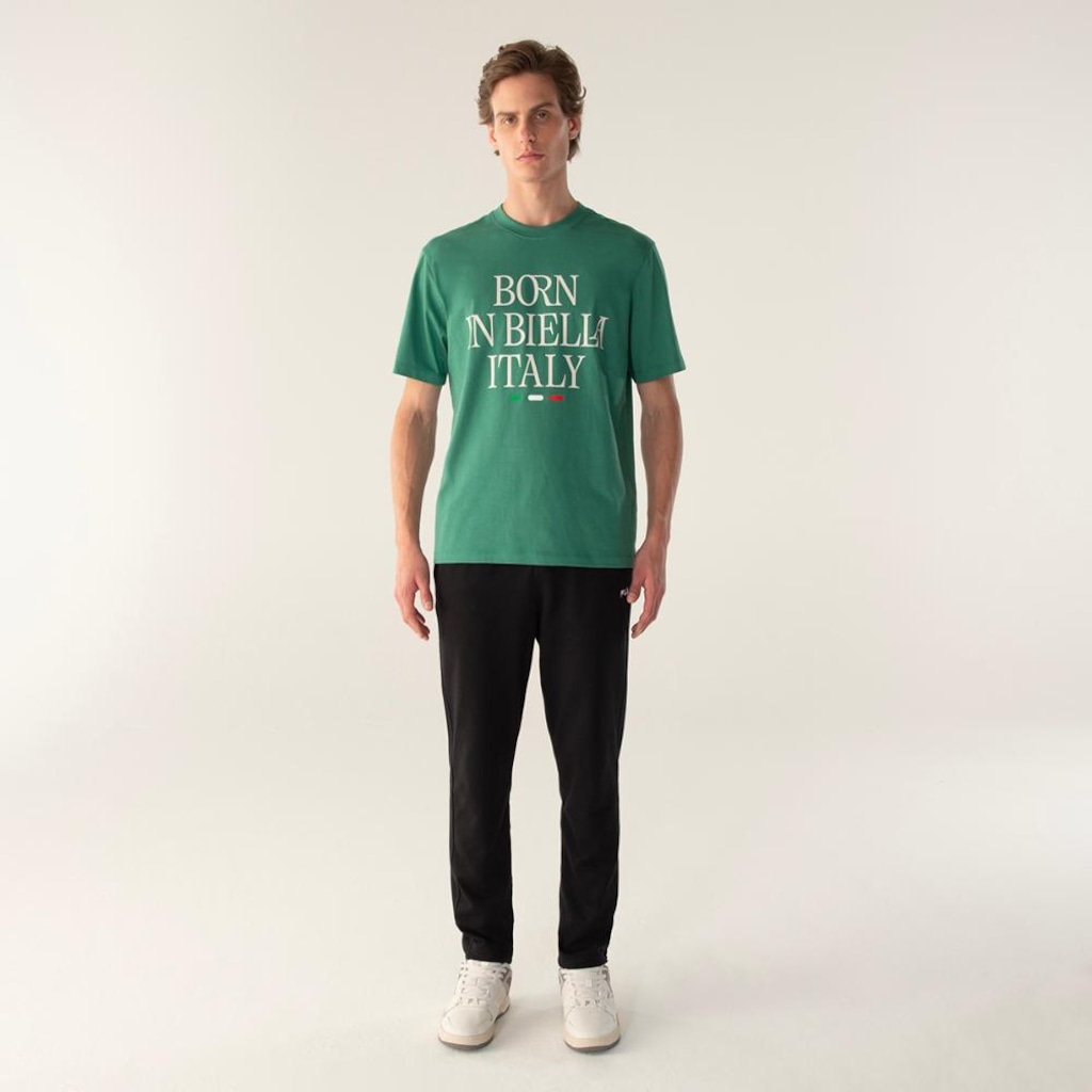 Imagem 3 do produto Camiseta Fila Comfort Born In Biella Letter Masculina