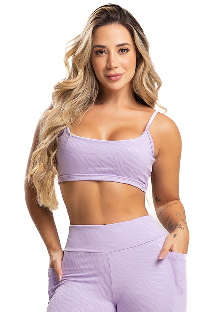 Imagem 3 do produto Top Fitness Mvb Modas Cropped Alcinha Costas Abertas Feminino