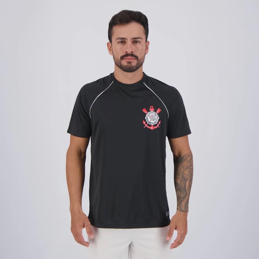 Camiseta Corinthians Logo Masculina FutFanatics