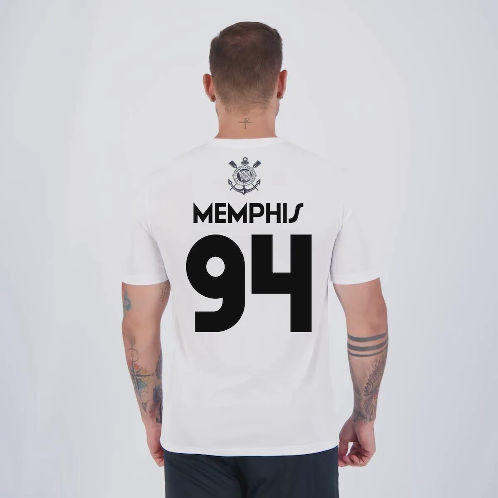 Camiseta Corinthians Memphis 94 Fitness Masculina FutFanatics