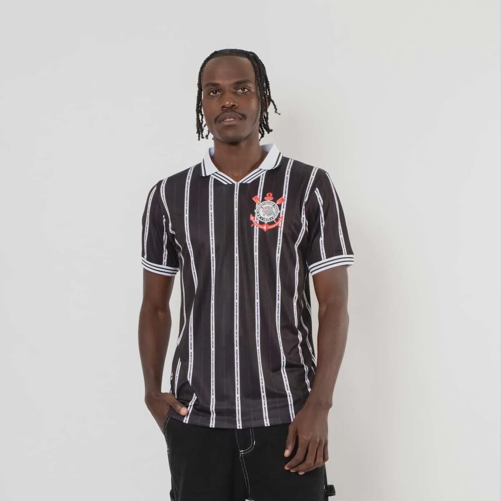 Camiseta Corinthians N°10 Masculina FutFanatics