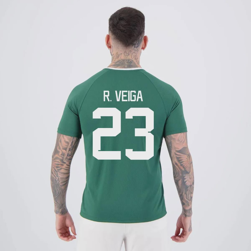 Camiseta Do Palmeiras R. Veiga 23 Alviverde Masculina FutFanatics