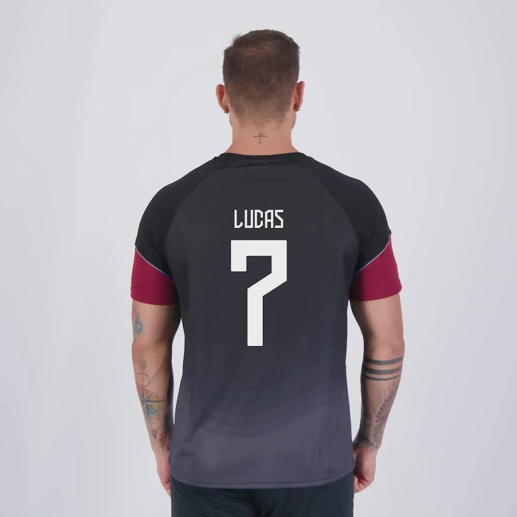 Camiseta Do São Paulo Lucas 7 Gallery Masculina FutFanatics