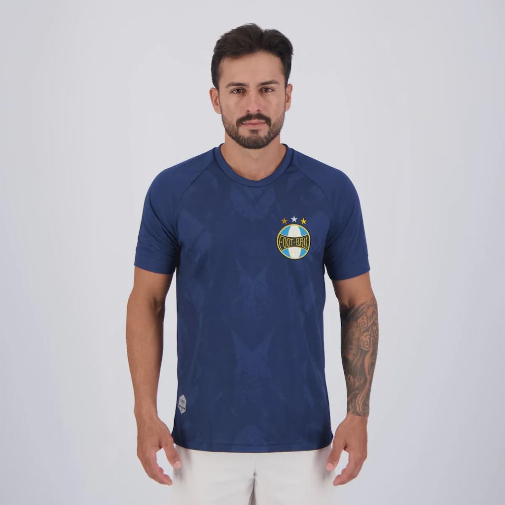 Camiseta Grêmio Classic Midnight Masculina FutFanatics