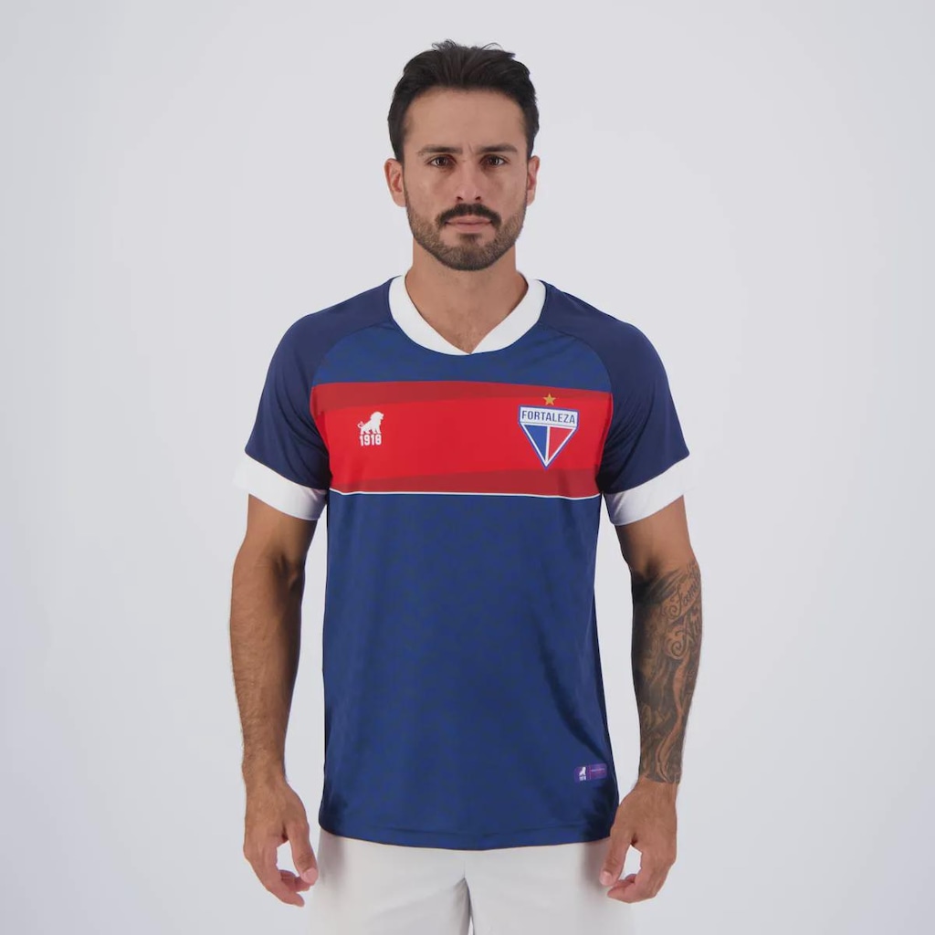 Camiseta Leão 1918 Fortaleza Prime Masculina FutFanatics