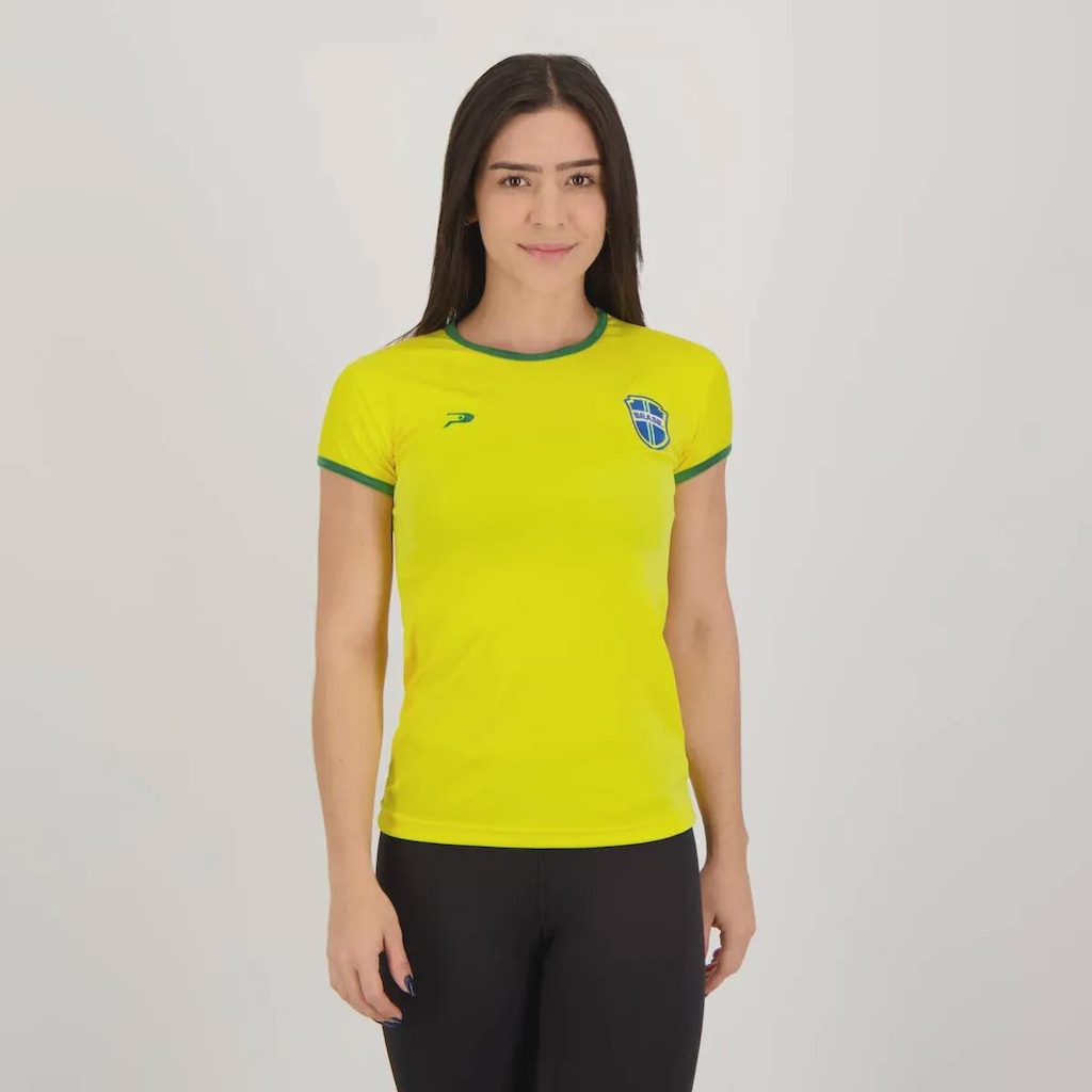 Imagem 2 do produto Camiseta Placar Brasil Feminina - 2 unidades - FutFanatics
